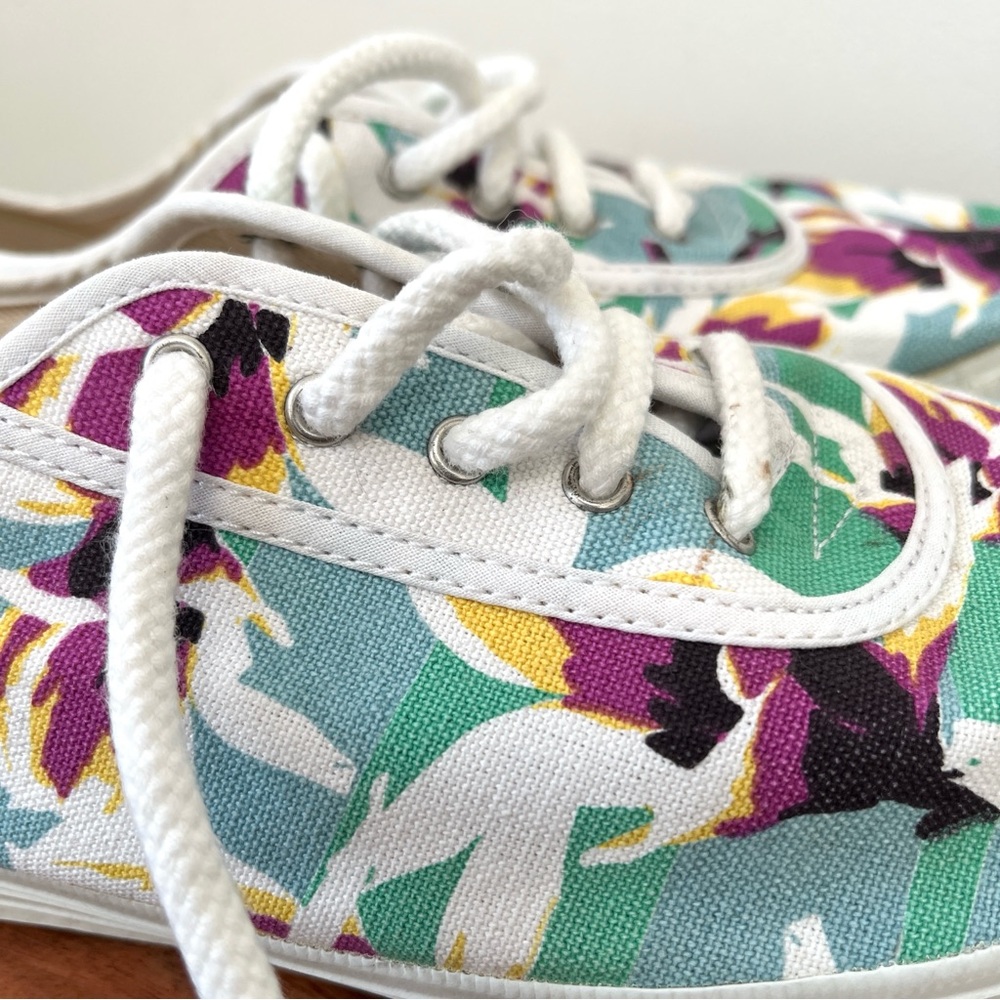 Startas sneakers, in tropical pattern, vegan canvas size 9 - Picture 6 of 8